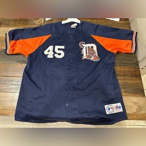 Cecil Fielder Detroit Tigers MLB Majestic XL Jersey Rare